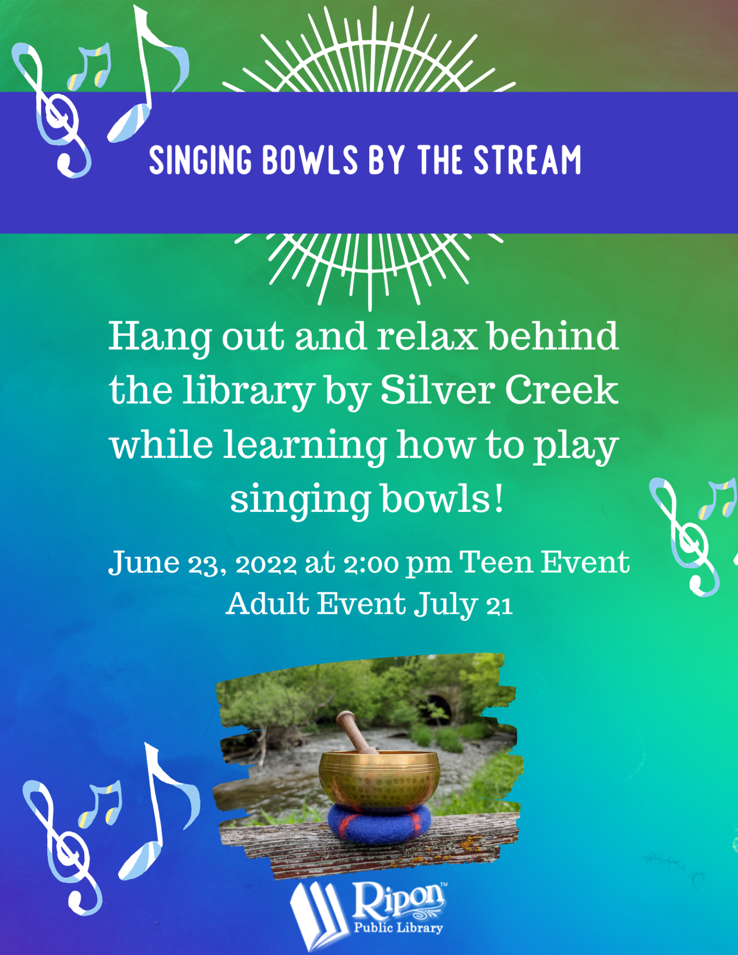 Singing Bowls by the Stream