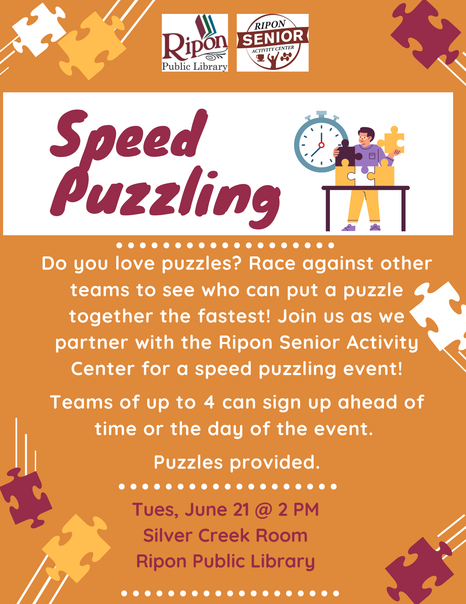 Speed Puzzling