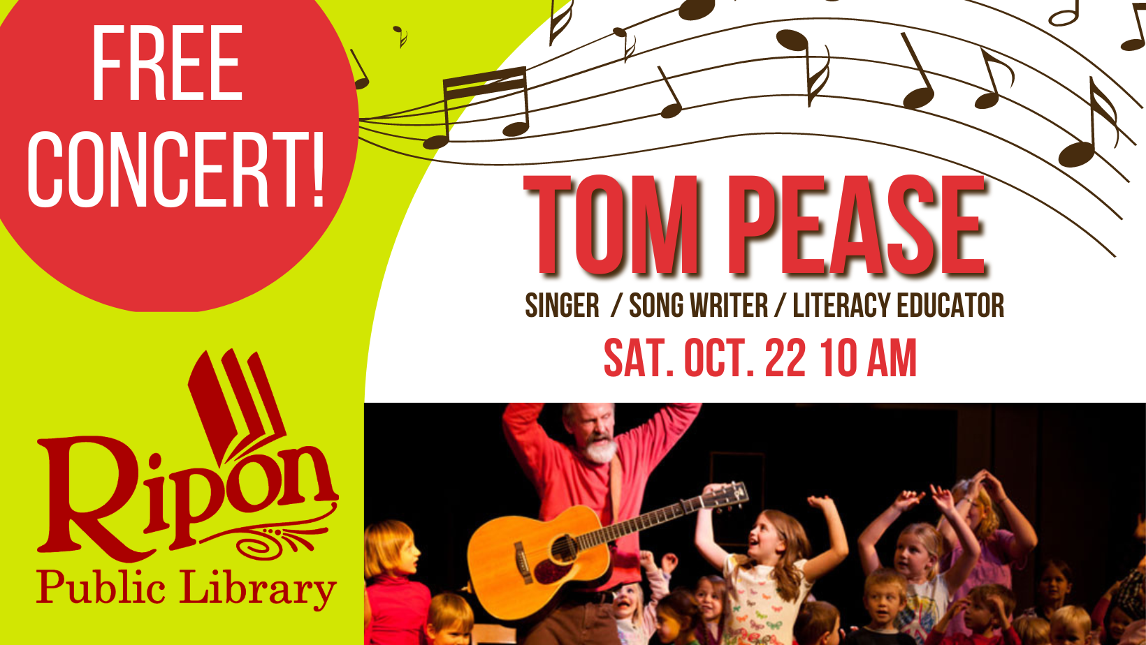 TOM PEASE IN CONCERT!