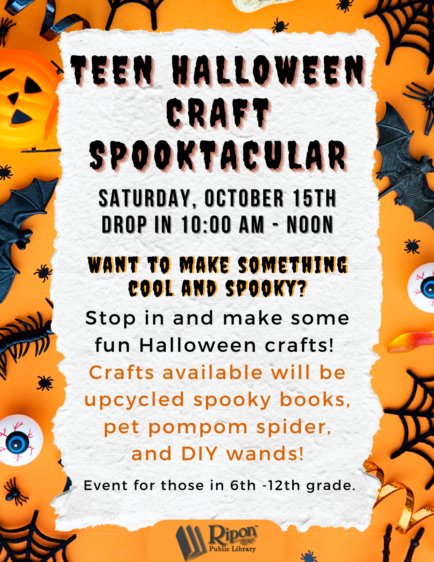 Halloween Teen Craft Spooktacular