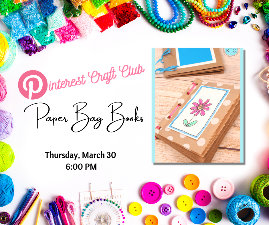 Pinterest Craft Club Paper Bag Books