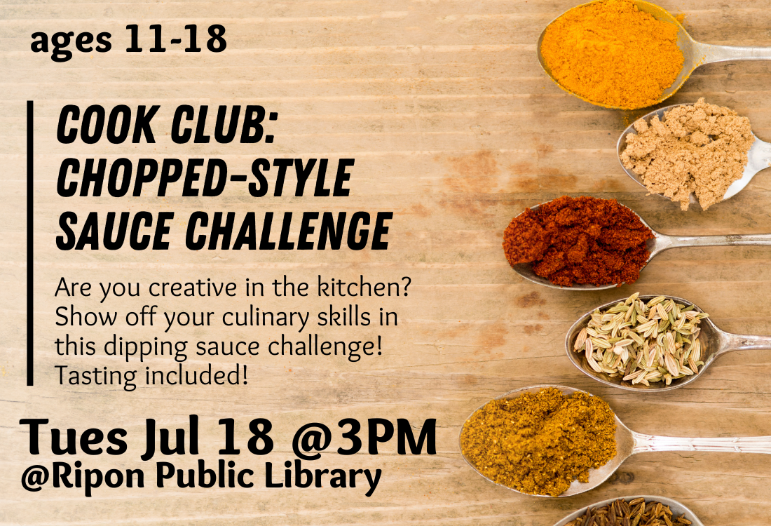 TEEN COOK CLUB CHOPPED-STYLE SAUCE CHALLENGE 