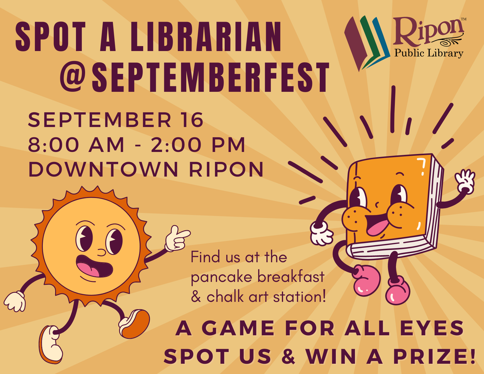 Spot a Librarian Ripon Public Library