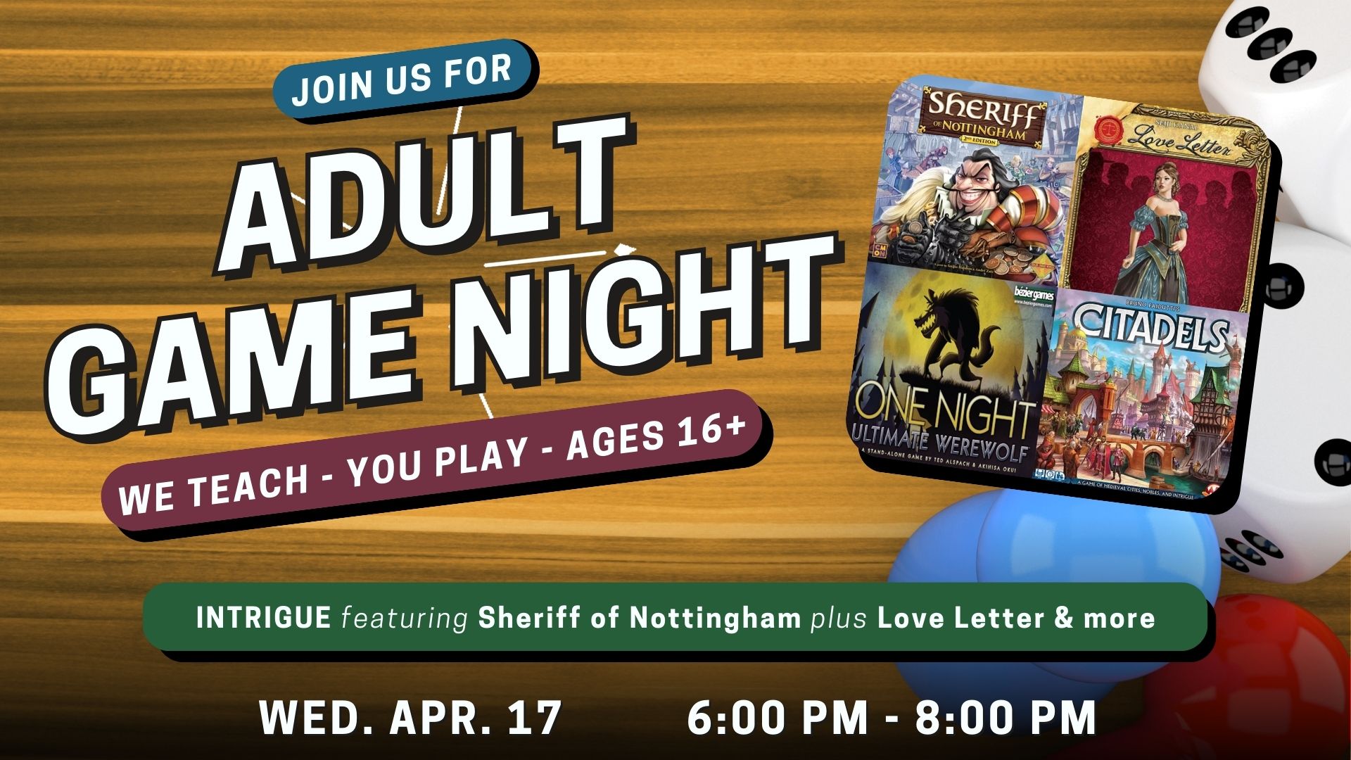 ADULT GAME NIGHT 
