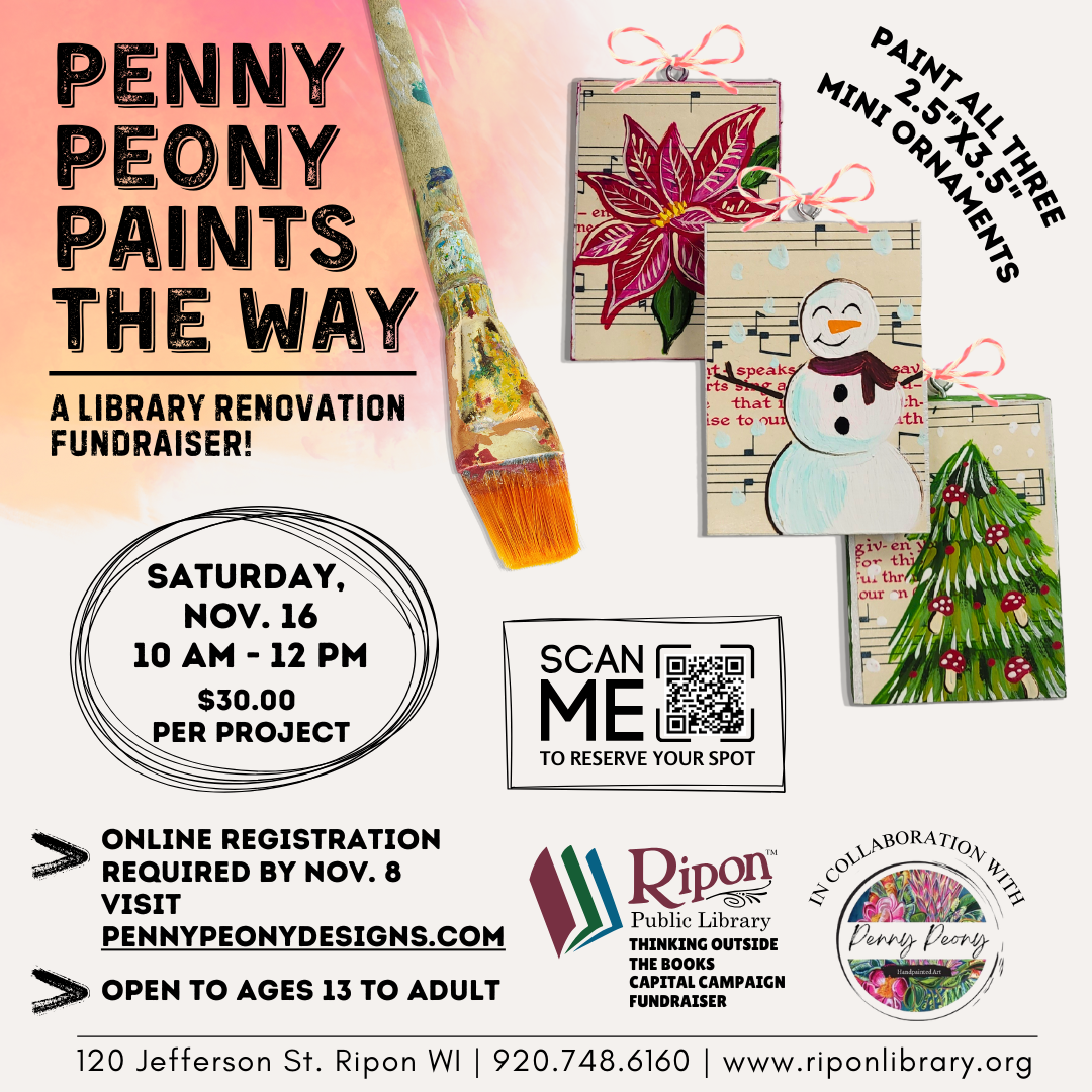 Paint a trio of holiday ornaments with Penny Peony Designs