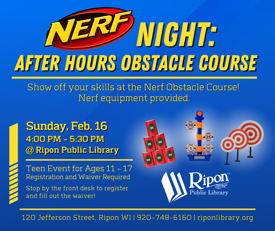 NERF AFTER HOURS OBSTACLE COURSE 