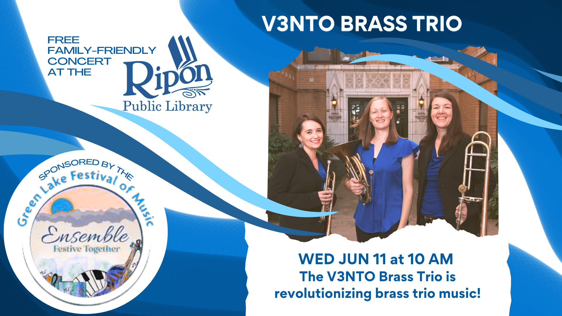 GREEN LAKE FESTIVAL OF MUSIC - BRASS TRIO