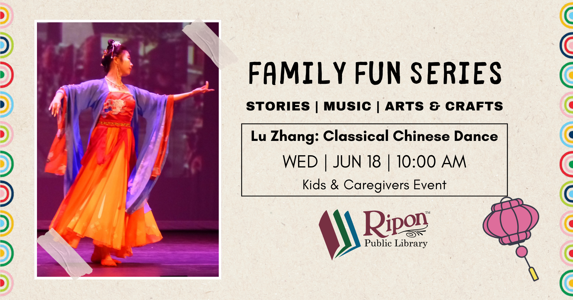 FAMILY FUN! Lu Zhang: Classical Chinese Dance
