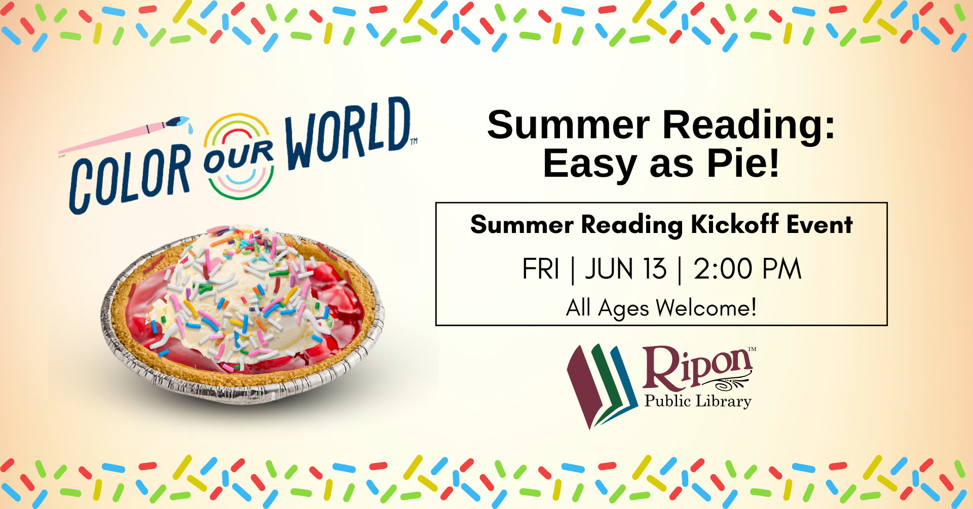 SUMMER READING: EASY AS PIE!