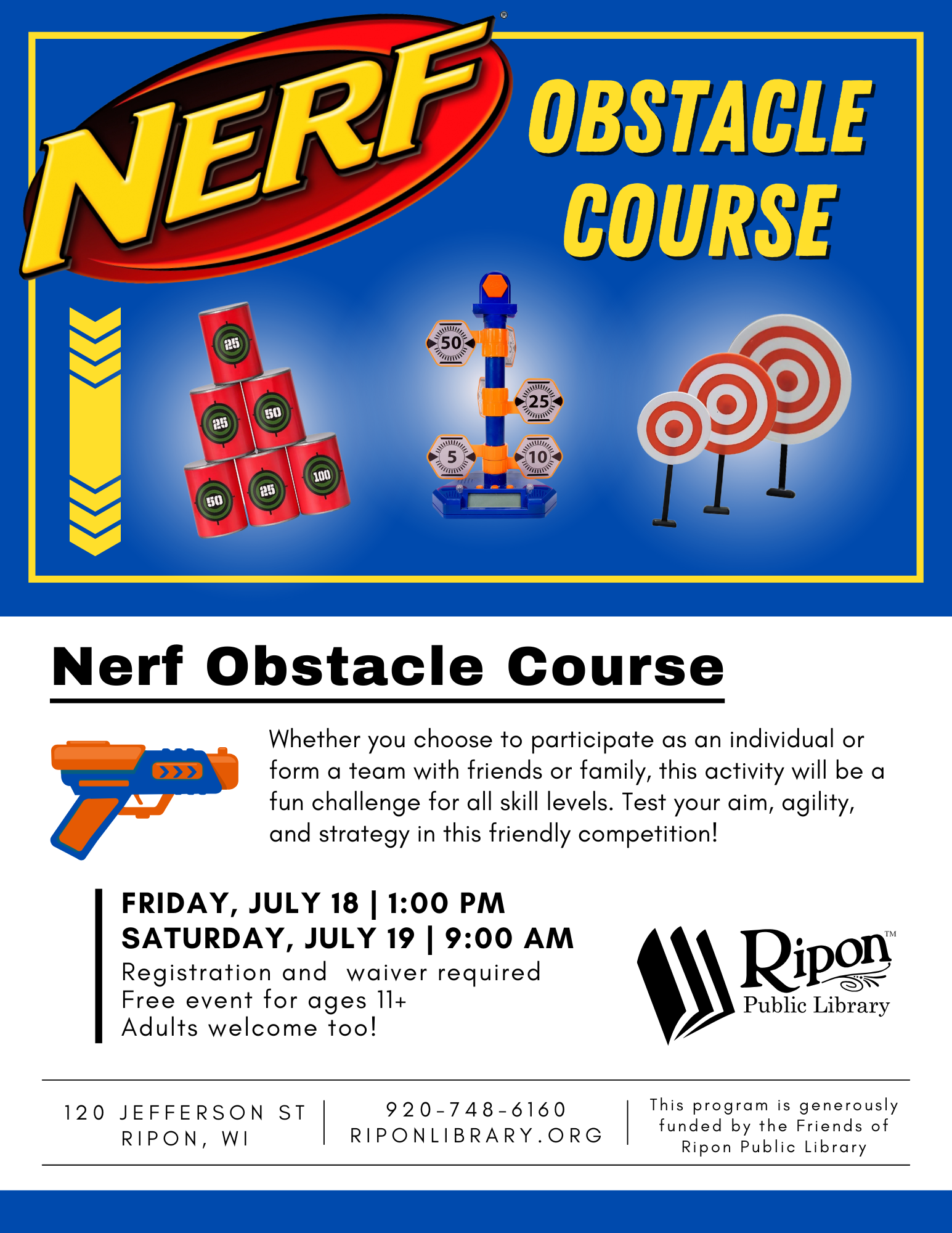 NERF OBSTACLE COURSE