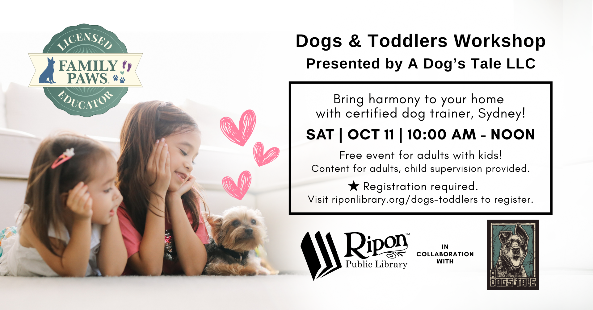 FAMILY PAWS: Dogs & Toddlers