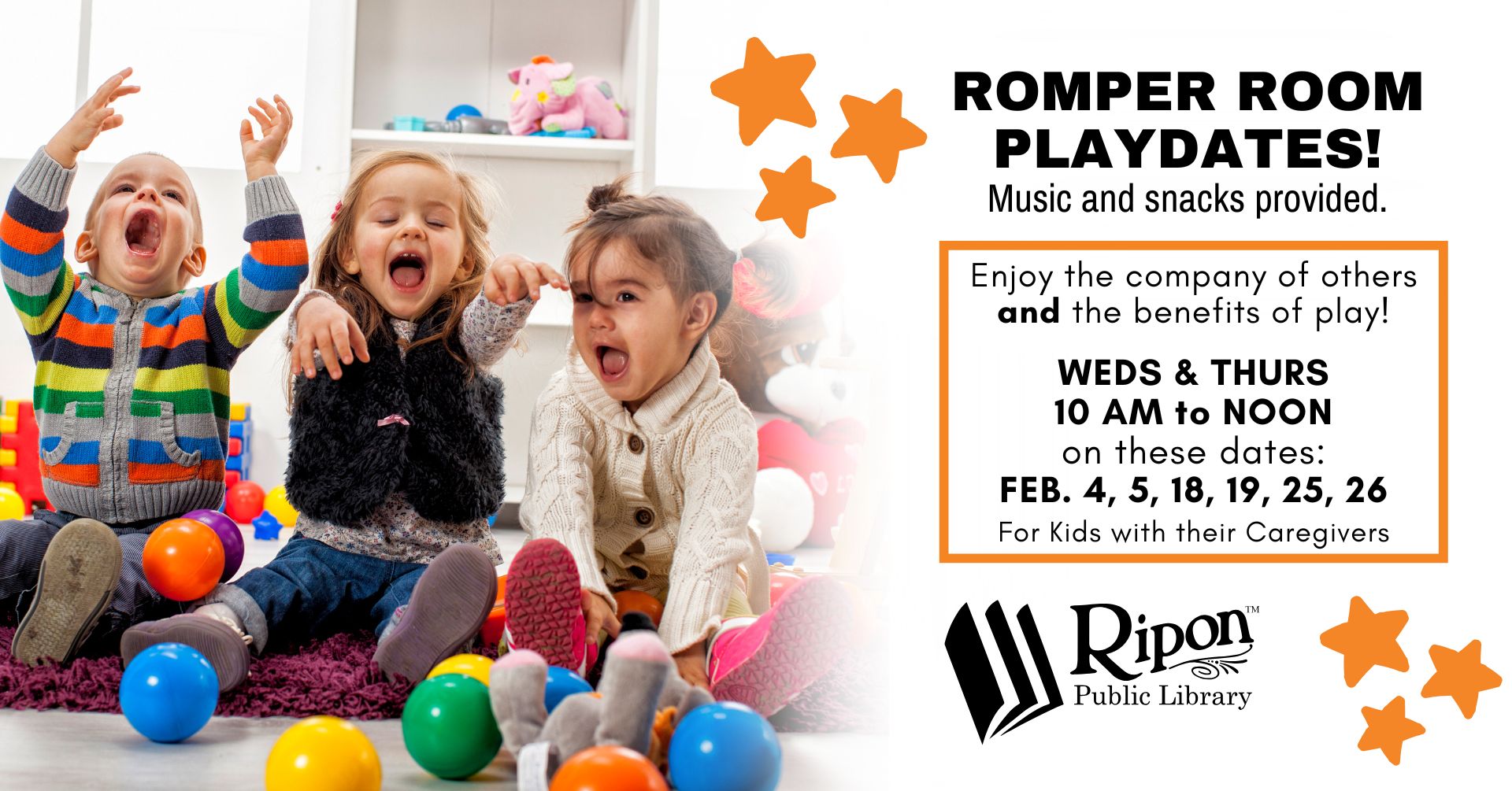 ROMPER ROOM PLAYDATES! 