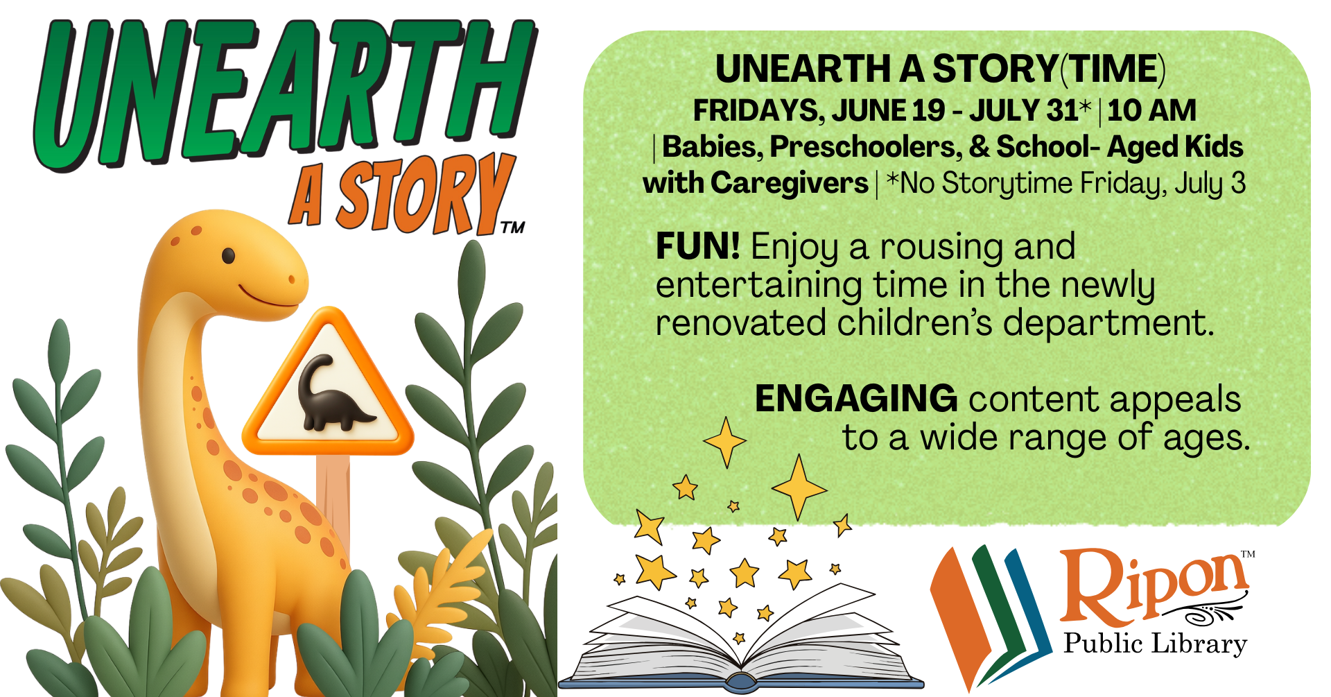 UNEARTH A STORYTIME!